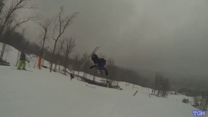 Huge Ski Crash Caught by Two GoPro Hero 3 Cameras