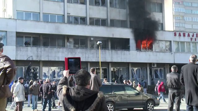 Emeutes contre la pauvreté et le chômage en Bosnie