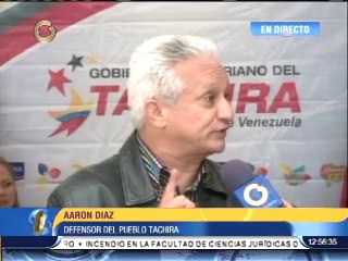 Defensor del Pueblo de Táchira llamó a estudiantes a no profundizar las diferencias