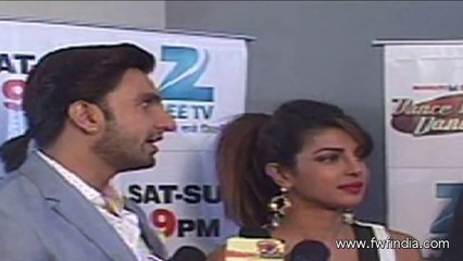 prmotion of gunday with priyanka chopra on the sets of DID 1