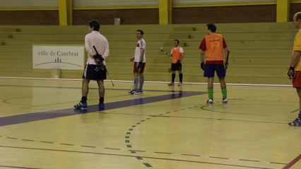 Hockey en salle : les Cambrésiens à l'entraînement