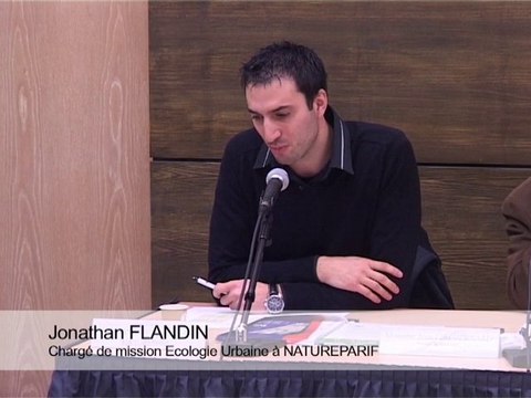 gdstaderugby/28012014/ Audition de Jonathan Flandin, Chargé de mission Ecologie Urbaine à Natureparif