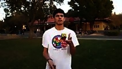 Guy Solves Rubik's Cube While Juggling