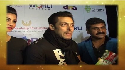 SALMAN KHAN WITH JAI HO! TEAM AT WORLI FESTIVAL