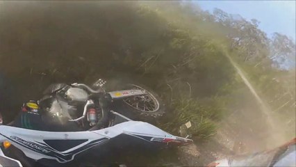 HUSQVARNA TE310R 2013 GOPRO CRASH