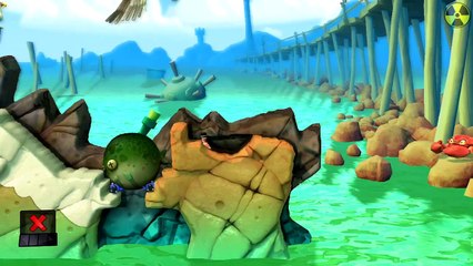 Worms Revolution: Puzzle 9 - Double Bubble (Puzzles Walkthrough)
