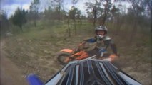 1 Trail 3 Dirt Bike Crashes! - Manar Park 2013