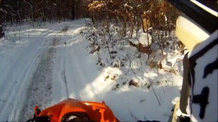 First Snowmobile Test Ride - GoPro HD