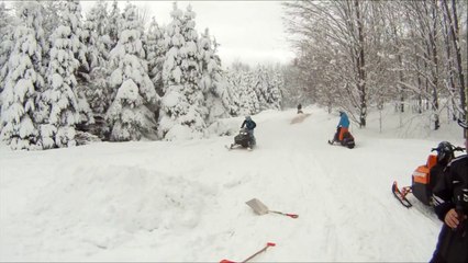 Snowmobile Jumping GoPro HD