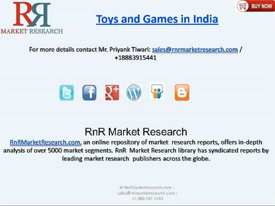 Toys and Games in India