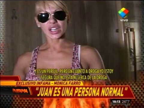 Pronto.com.ar Farro habló de Suris -Infama