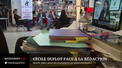 Cécile Duflot face à Mediapart : quelle place pour les écologistes au gouvernement ?