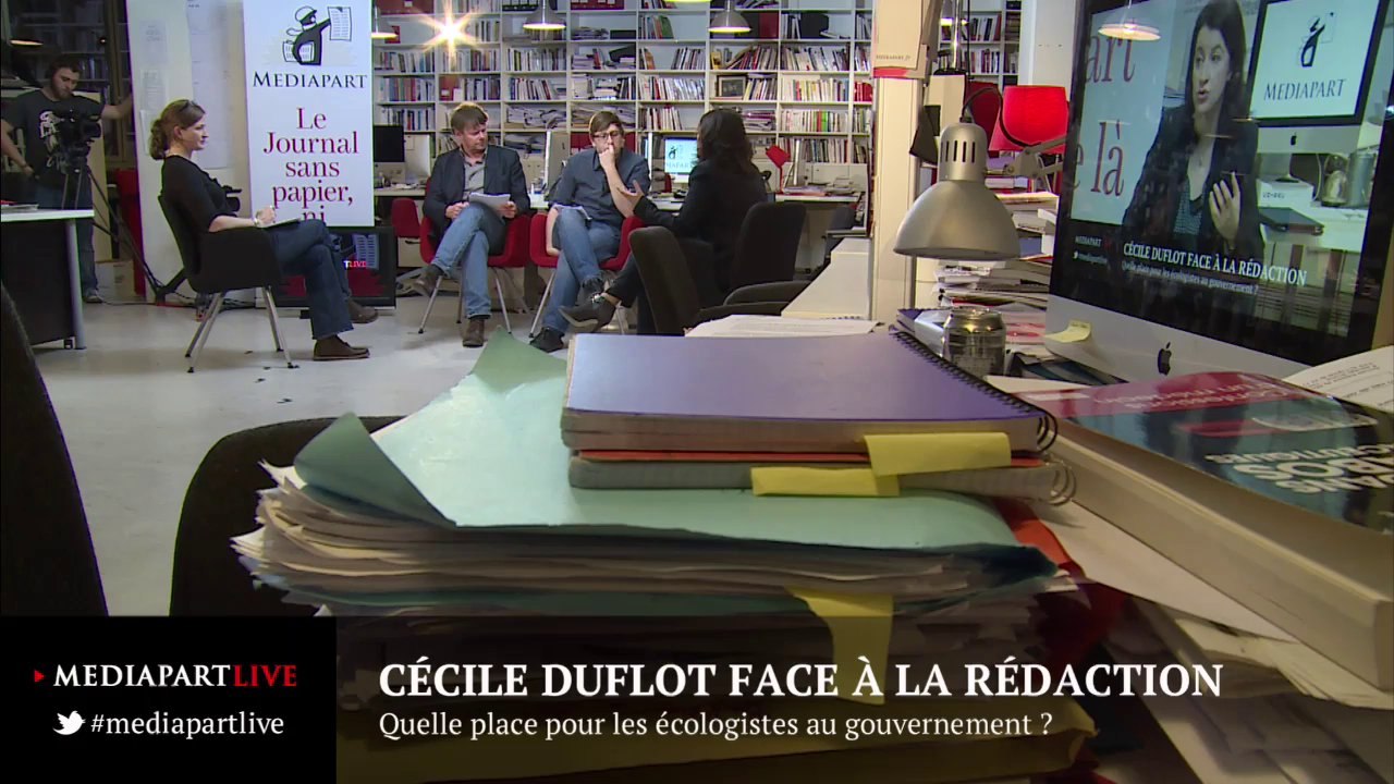 Cécile Duflot face à Mediapart : quelle place pour les écologistes au gouvernement ?