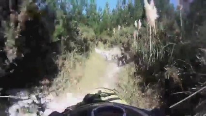 Rider Thrown Off His Bike! - MTB Crash At Riverhead