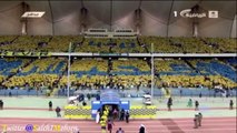 تيفو النصر ولحظة دخول اللاعبين قبل المباراة