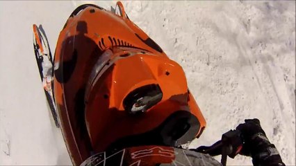 Snowmobile Hillclimb FAIL - GoPro Hero 3 HD