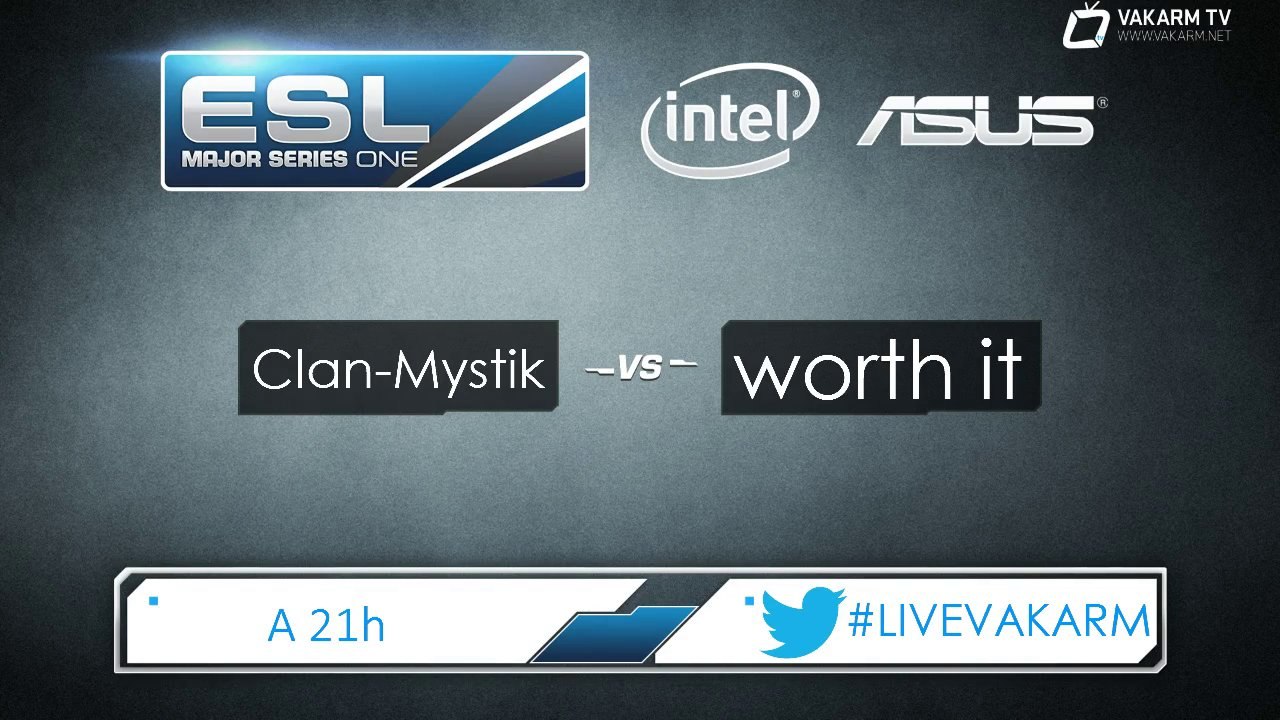Clan-Mystik vs worth it - EMS qualifier Katowice - Dust2