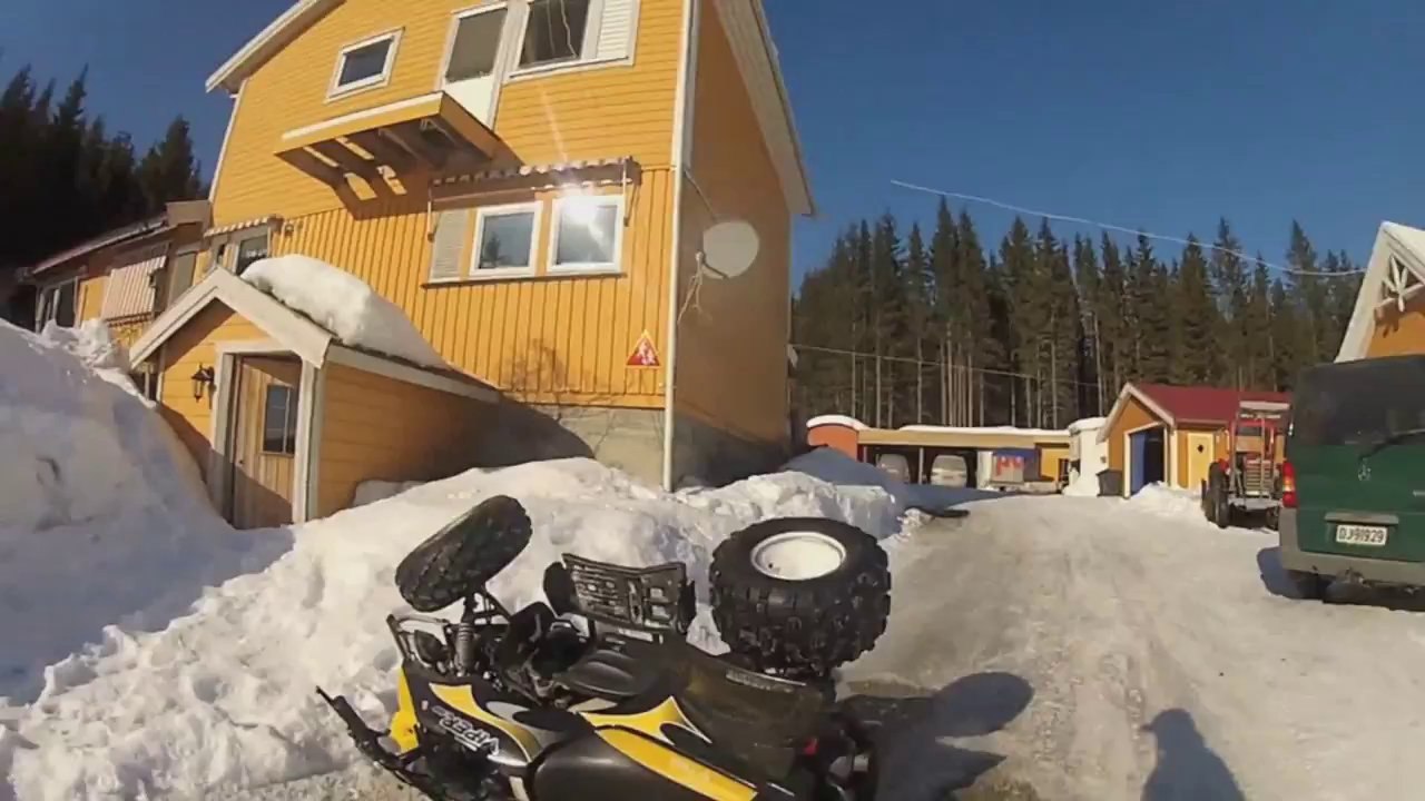 Atv Quad Flip On Ice