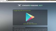 Gratuit Google Play Pirate Générateur de Cartes-cadeaux - Free Hack Gift Card Code Generator 2014