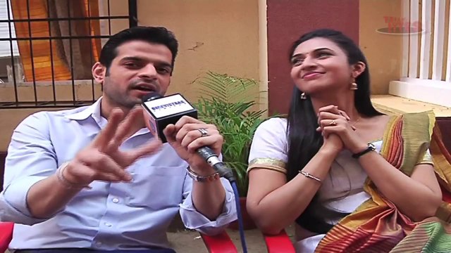 Raman and Ishita ( Karan and Divyanka ) mises Ruhi on the sets of Yeh Hai Mohabbatein
