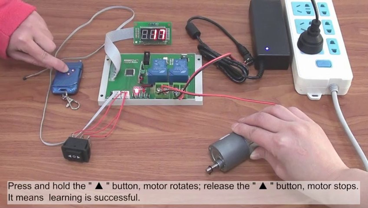 Digital Tube Remote Control Electrical Board Code Learning