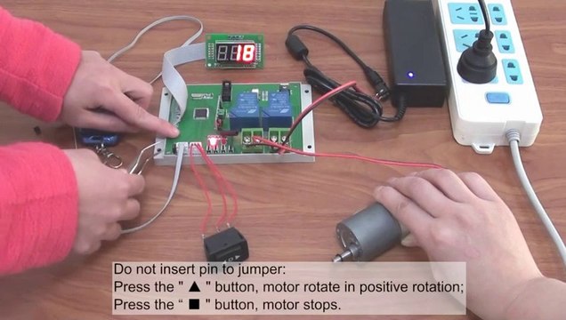 Digital Tube Remote Control Electrical Board Remote Control DC Motor