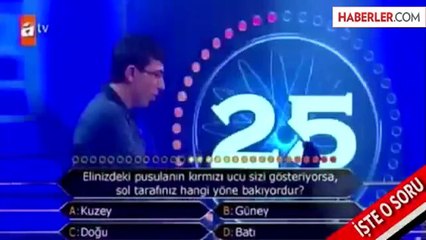 Kim Milyoner Olmak İster'de Tartışma Çıkaran Soru