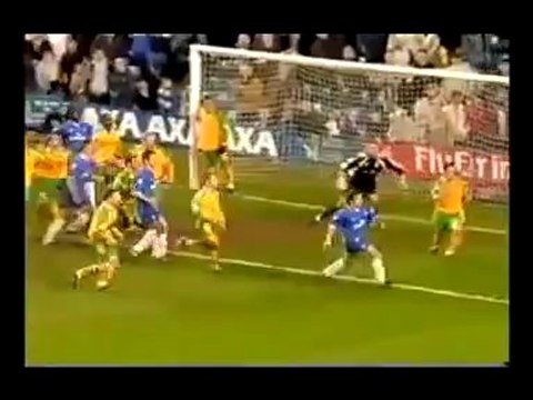 Gianfranco Zola Great Backheel Goal Chelsea v Norwich FA Cup