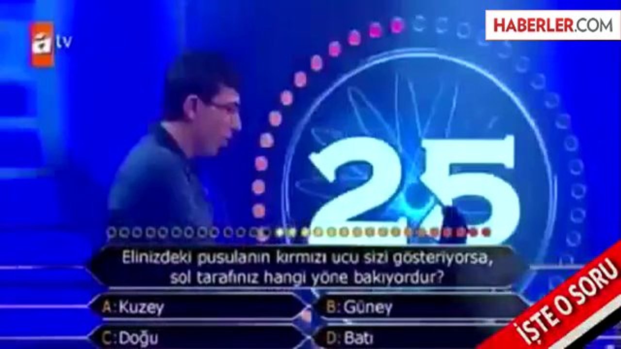 'Kim Milyoner Olmak İster'de Tartışma Çıkaran Soru