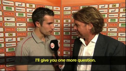 Robin Van Persie Reveals His Secret Weapon On Dutch TV