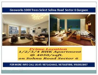 Geoworks 1000 Tress Select Sohna Gurgaon::9871424442::Sector 6