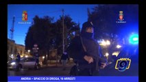 Andria | Spaccio di droga, 19 arresti