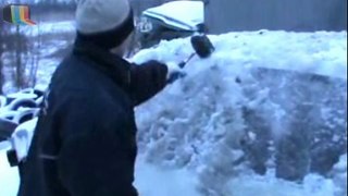 Comment dégeler sa voiture en Russie !