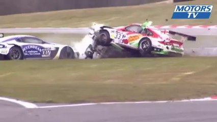 2013 British GT Rockingham Crash