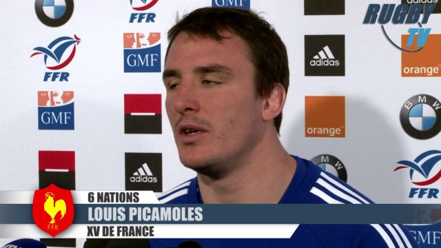 Avant France-Italie - Domingo-Picamoles-Dulin - RBS 6 Nations 2014