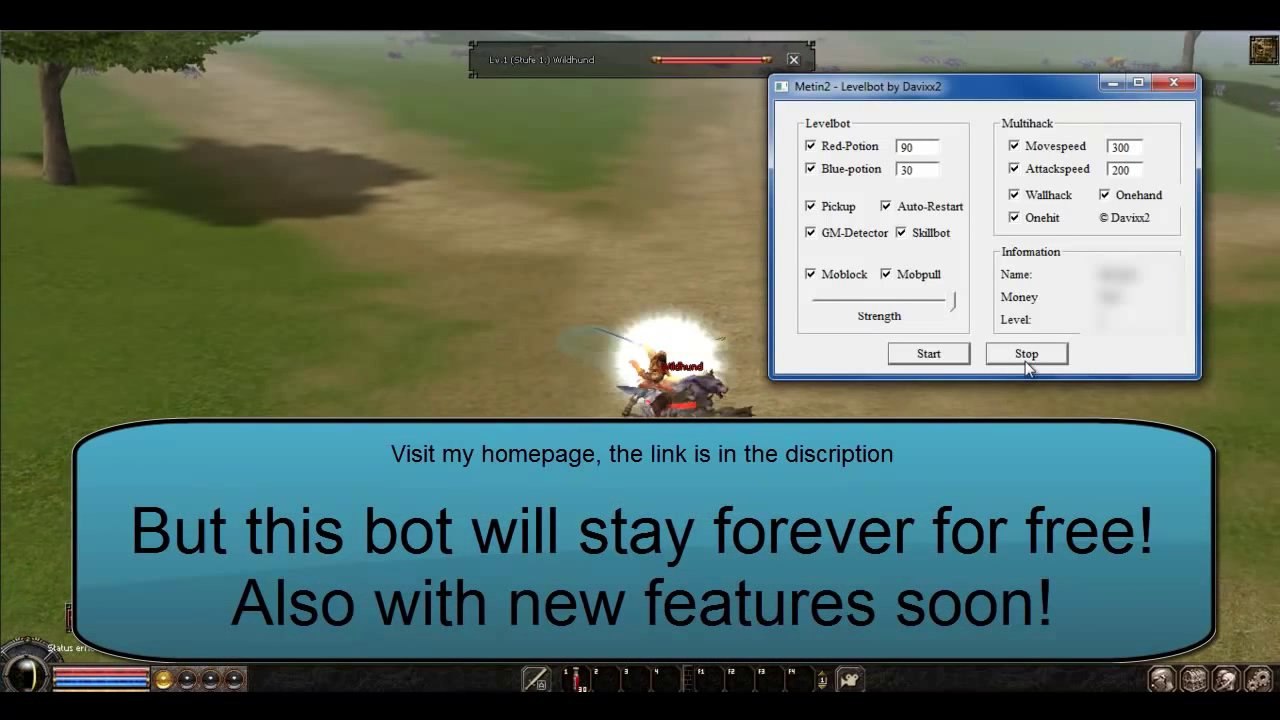 [Release] New Metin2 Levelbot by Davixx2 2014 [FREE] [RO/TR/DE/GF/P-Server]