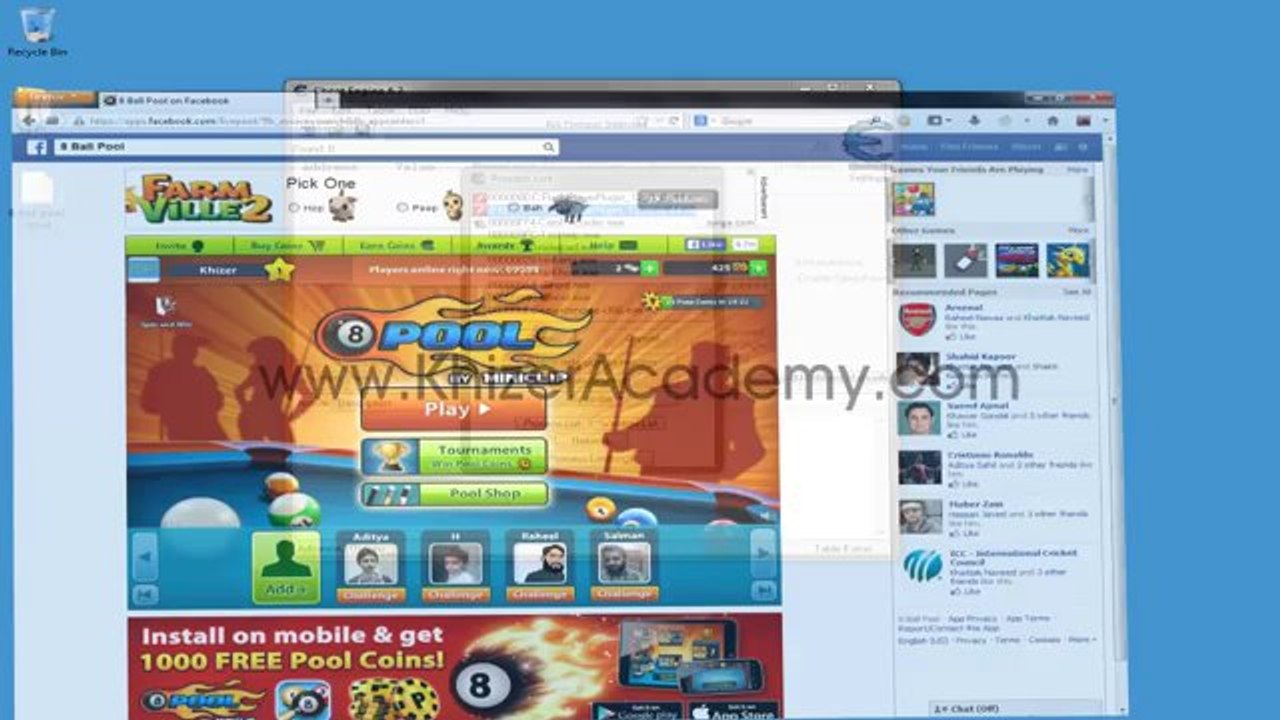 How to Hack 8 ball pool aim