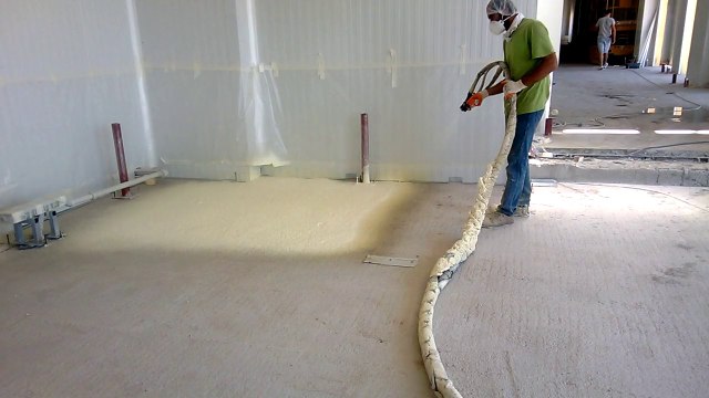 SPREY poliüretan köpük ANTALYA 0533 662 92 68 BİRPOL Soğuk hava deposu uygulaması