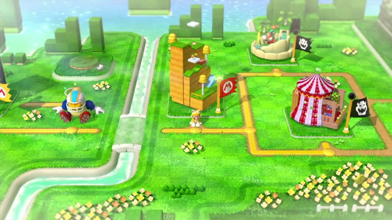 Super Mario 3D World Wii U Gameplay World 1-3 1-4 1-5 1080P