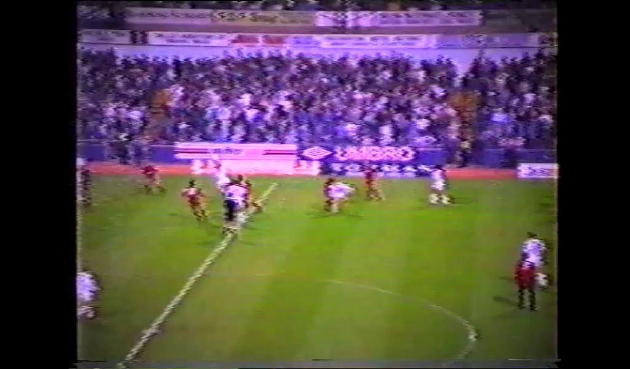 Oldham Athletic V Leeds United League Cup 2nd Round 2nd leg 1st Half 1989