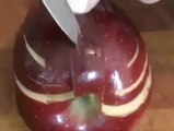 Incredibile. Guardate cosa si riesce a fare con una semplice mela.