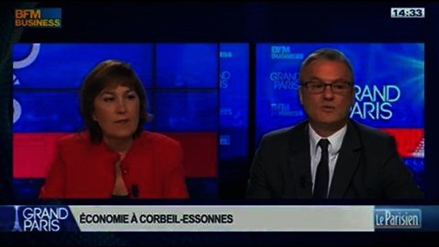 Emission spéciale Municipales à Corbeil-Essonnes: Jean-Pierre Bechter, Carlos Da Silva, Bruno Piriou et Martine Soavi, dans Grand Paris - 08/02 3/4