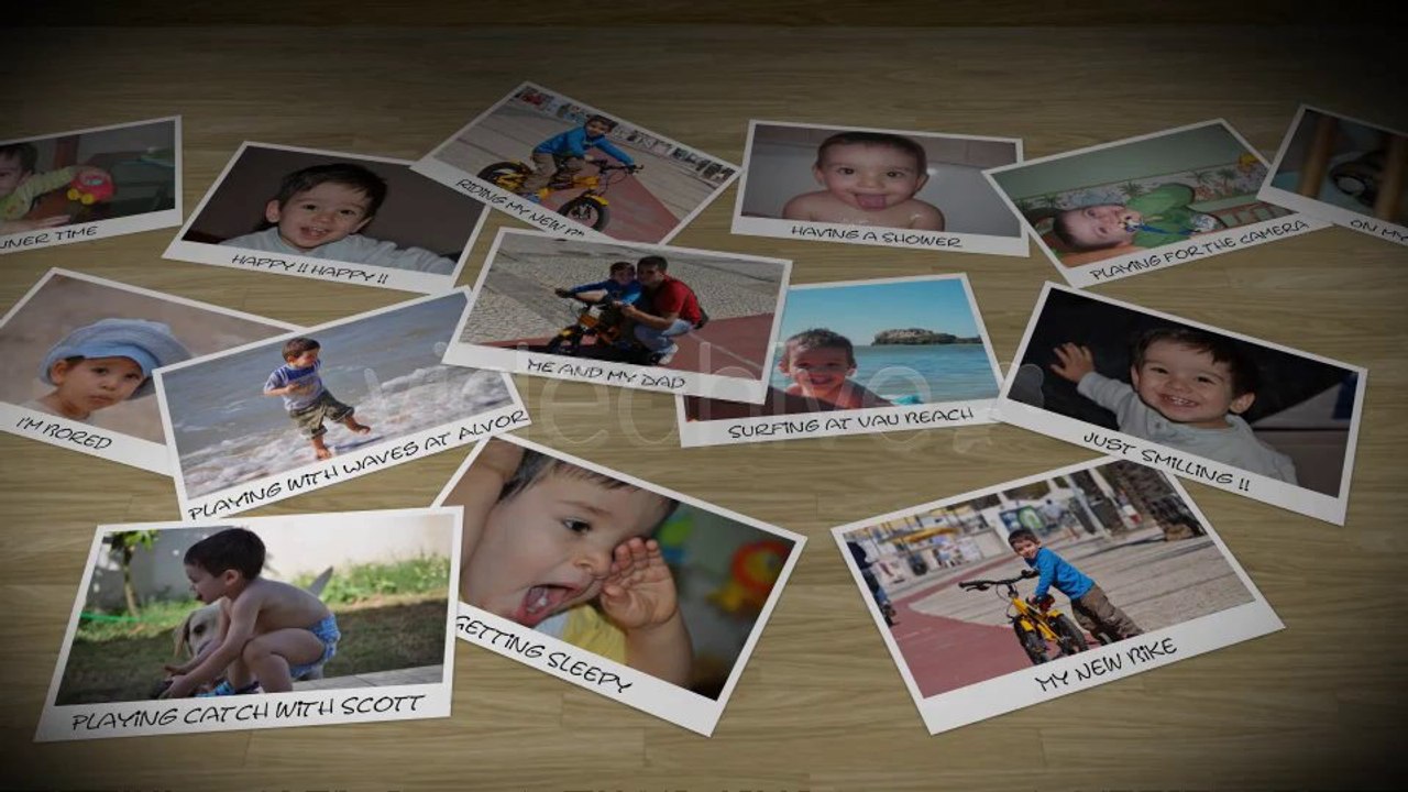 Throwing Photos II - After Effects Template