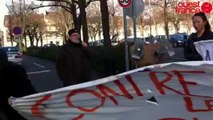 Manifestation de soutien pour le squat rue de Bayeux à Caen