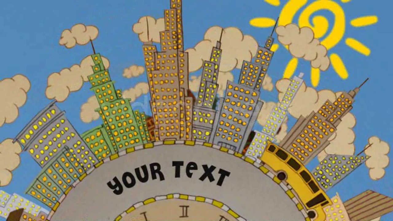 Cartoon Globetrotting - After Effects Template