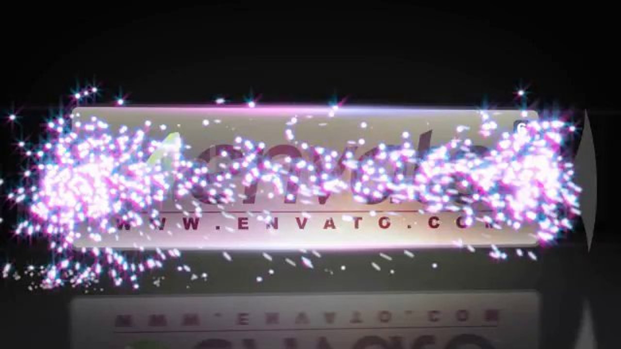 Flash Glass Sparkles - After Effects Template