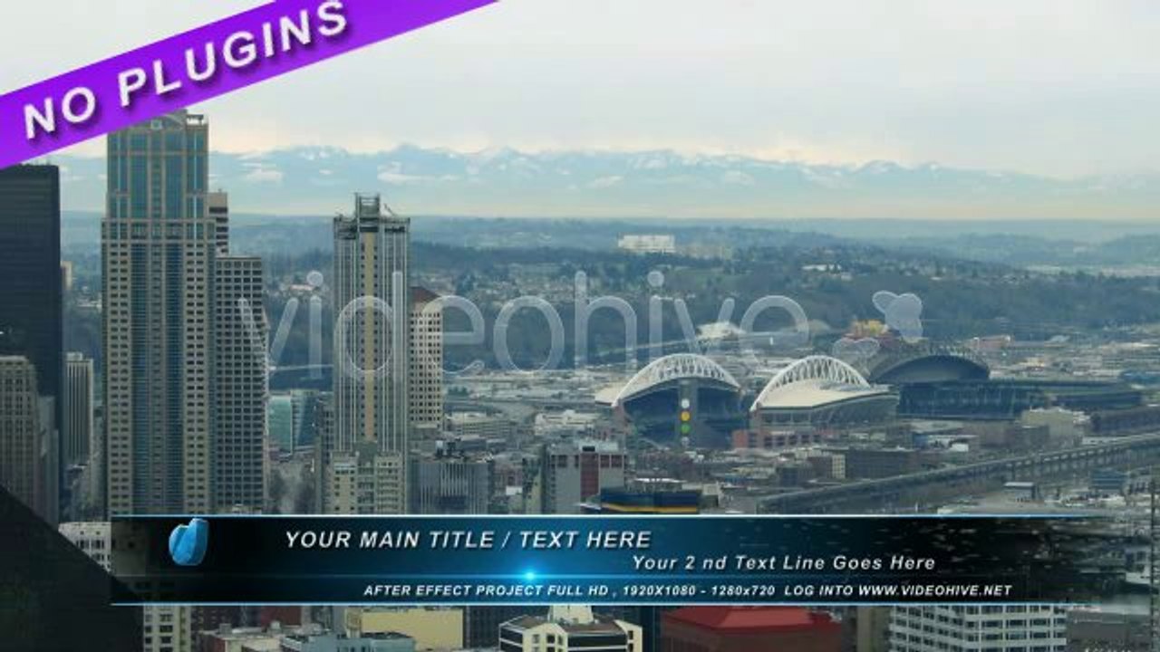 Partical Wipe Lower Third - After Effects Template