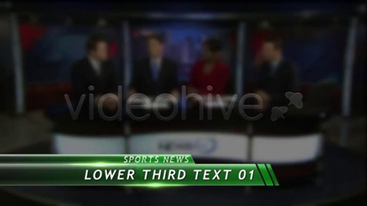Glassy Lower Third - After Effects Template