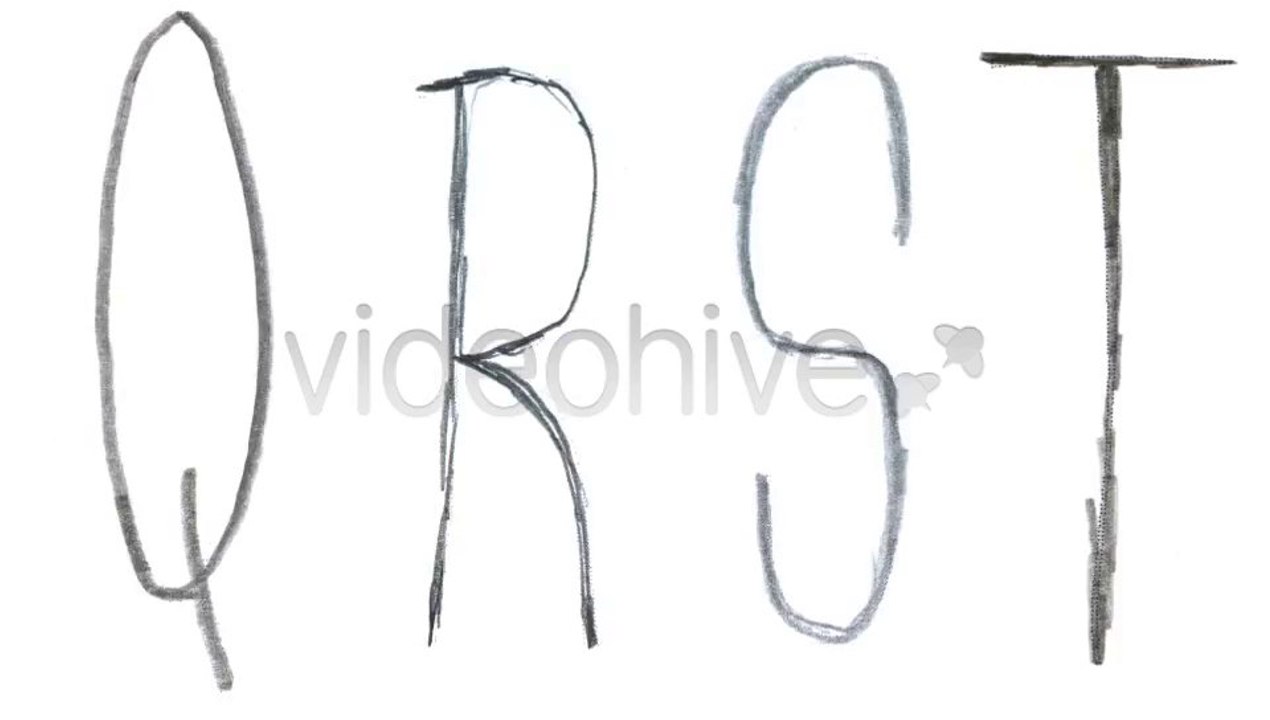 Animated Sketch English ABC. - After Effects Template