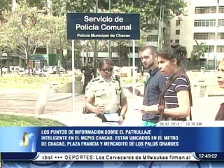 Realizan jornada de volanteo sobre cuadrantes de seguridad en Chacao